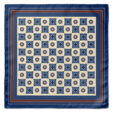 CHESS BOARD SILK POCKET SQUARE